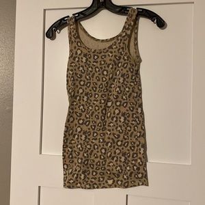 Animal Print Tank Top